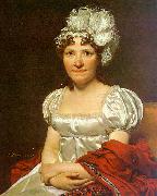 Jacques-Louis  David Portrait of Charlotte David painting